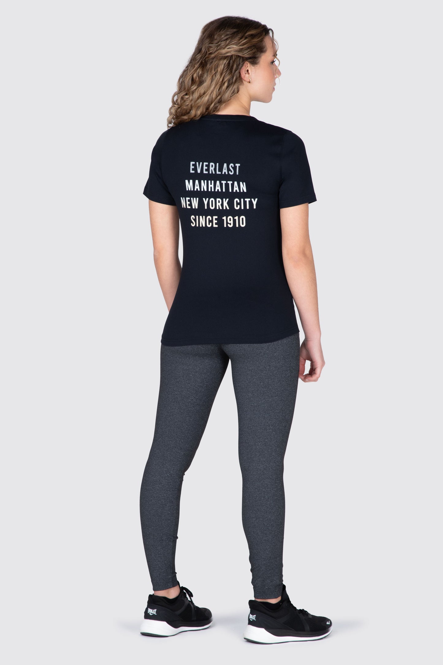 POLERA BASIC NEGRA TWO EVERLAST