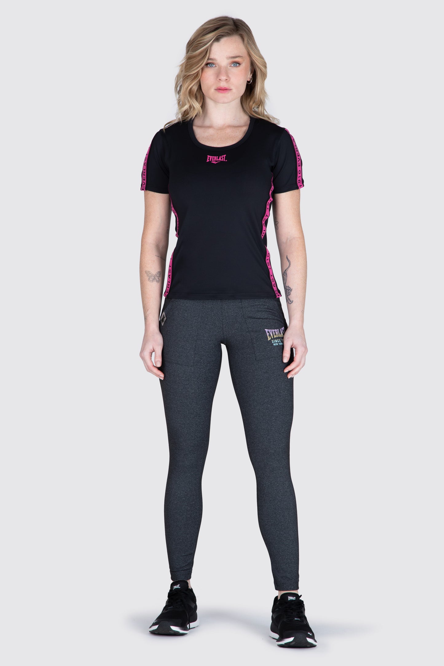 POLERA MC NEGRA PROGRESS EVERLAST