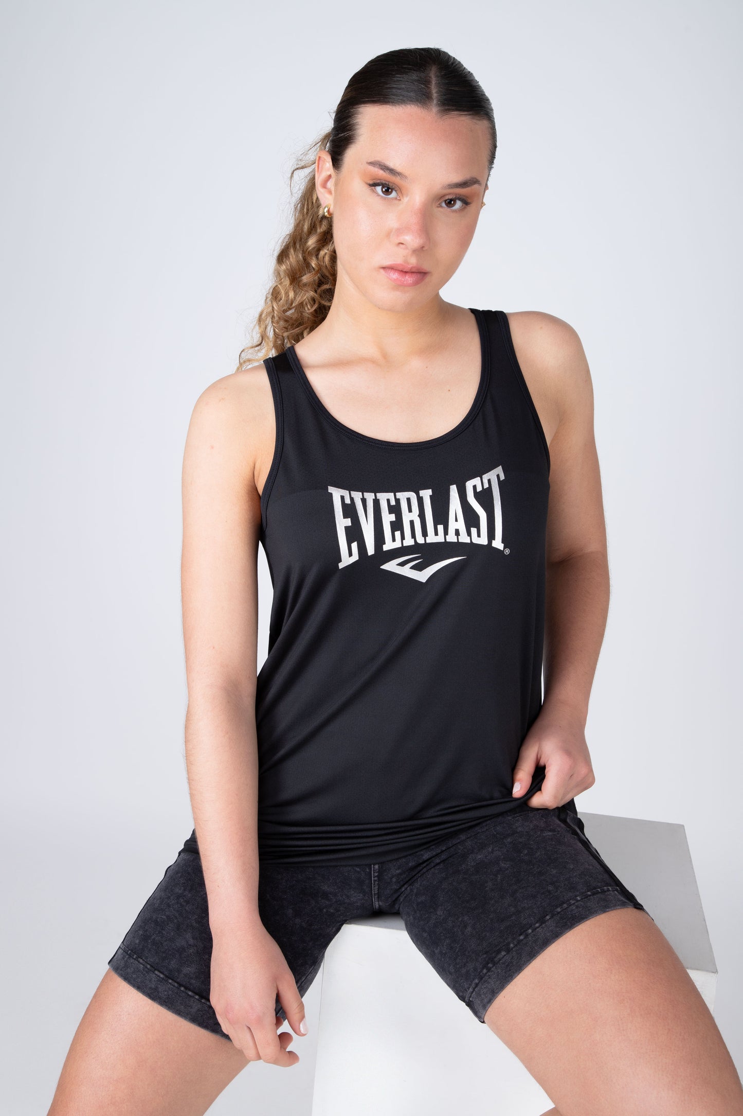 POLERA TANK UNIQUE NEGRA EVERLAST