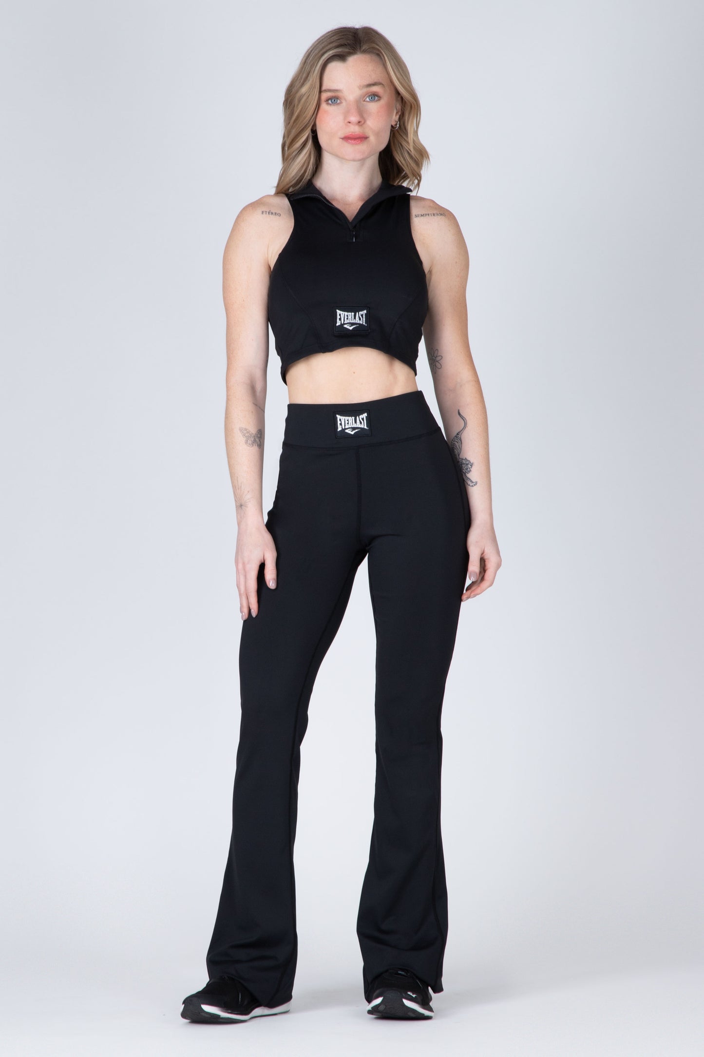PANTALON FLARE LINE NEGRO EVERLAST