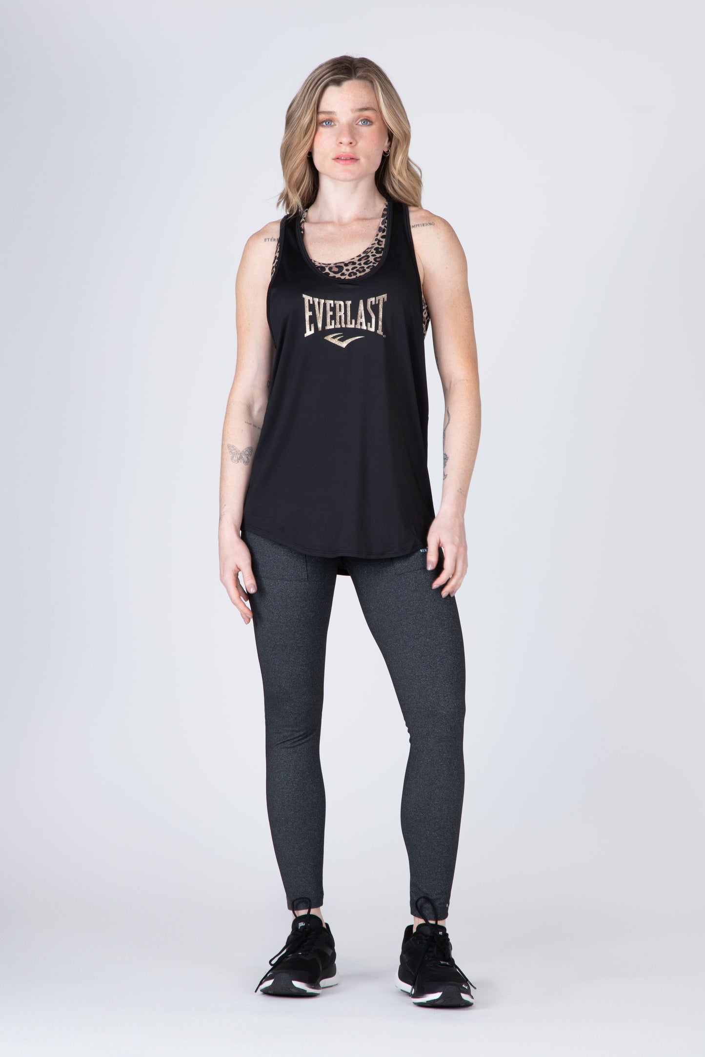 POLERA TANK TANZANIA BLACK EVERLAST