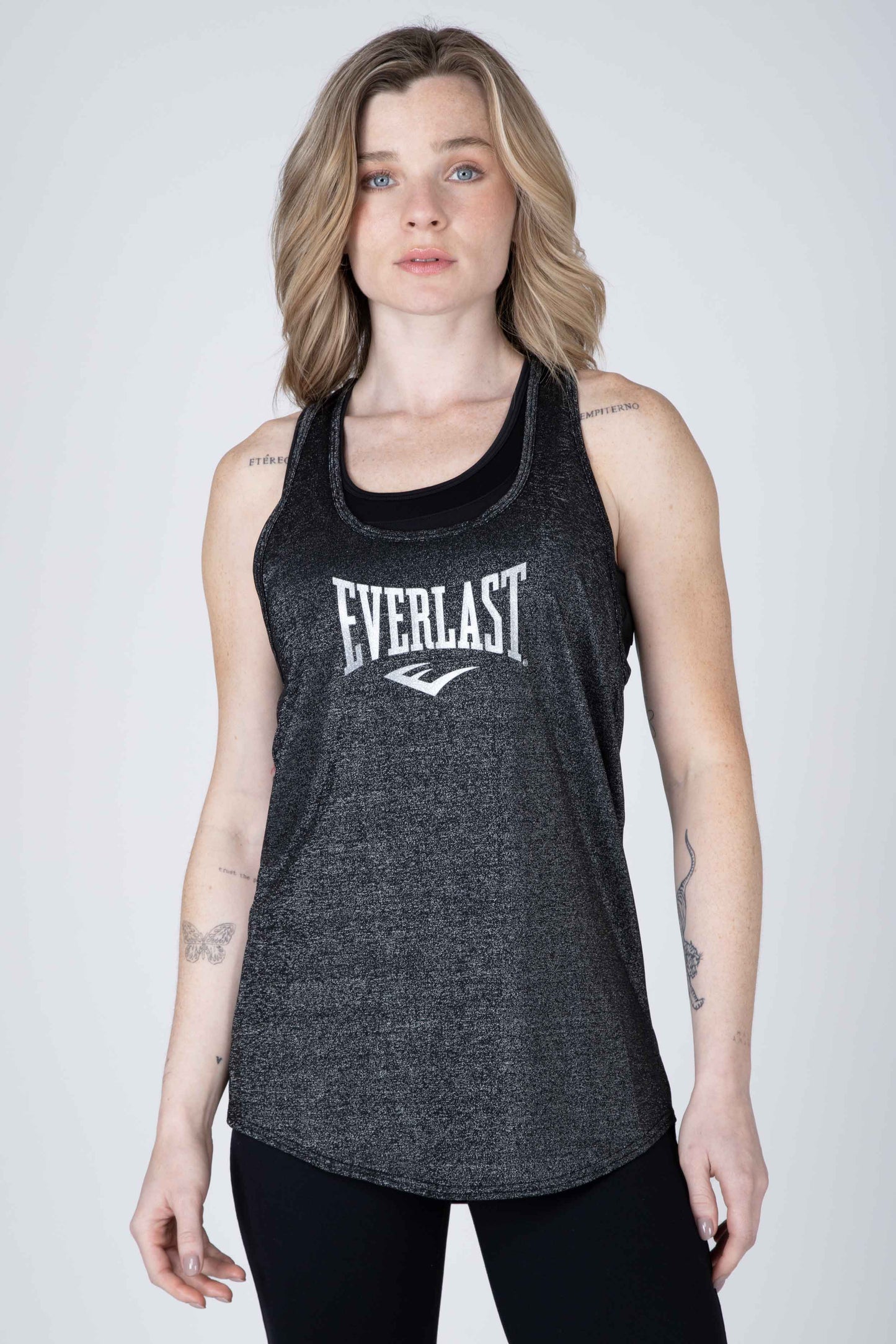 POLERA TANK INSTITUTE NEGRA EVERLAST