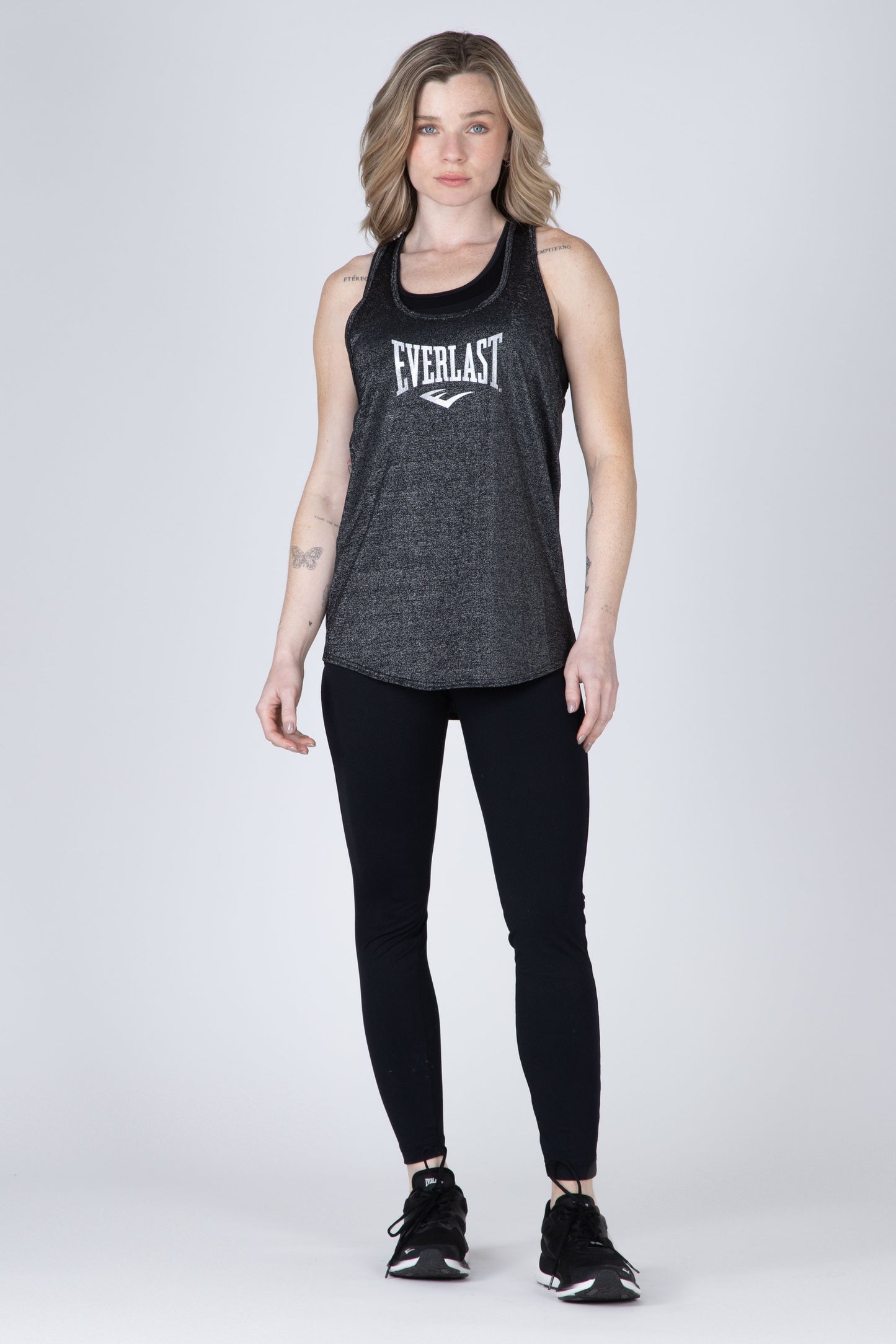 POLERA TANK INSTITUTE NEGRA EVERLAST