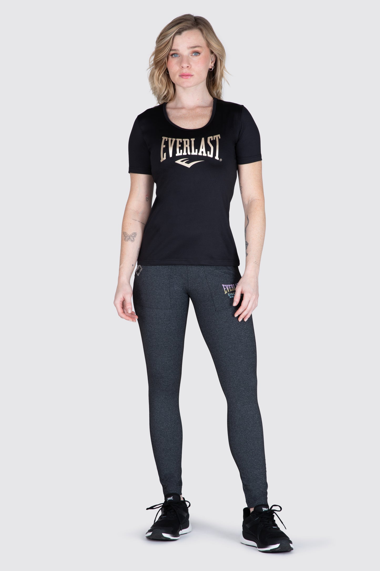 POLERA MC NEGRA NEPTUNO EVERLAST