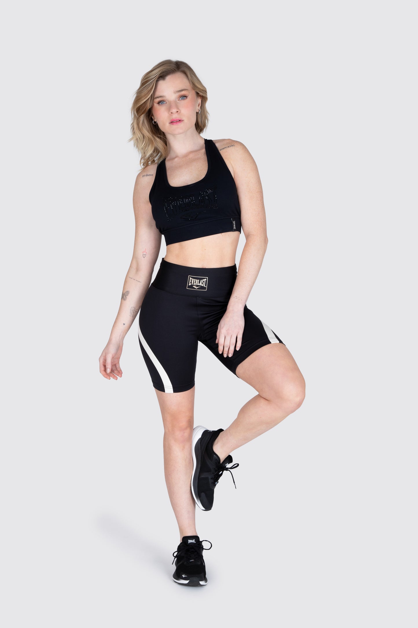 LEGGING BIKER NEPTUNO NEGRA EVERLAST