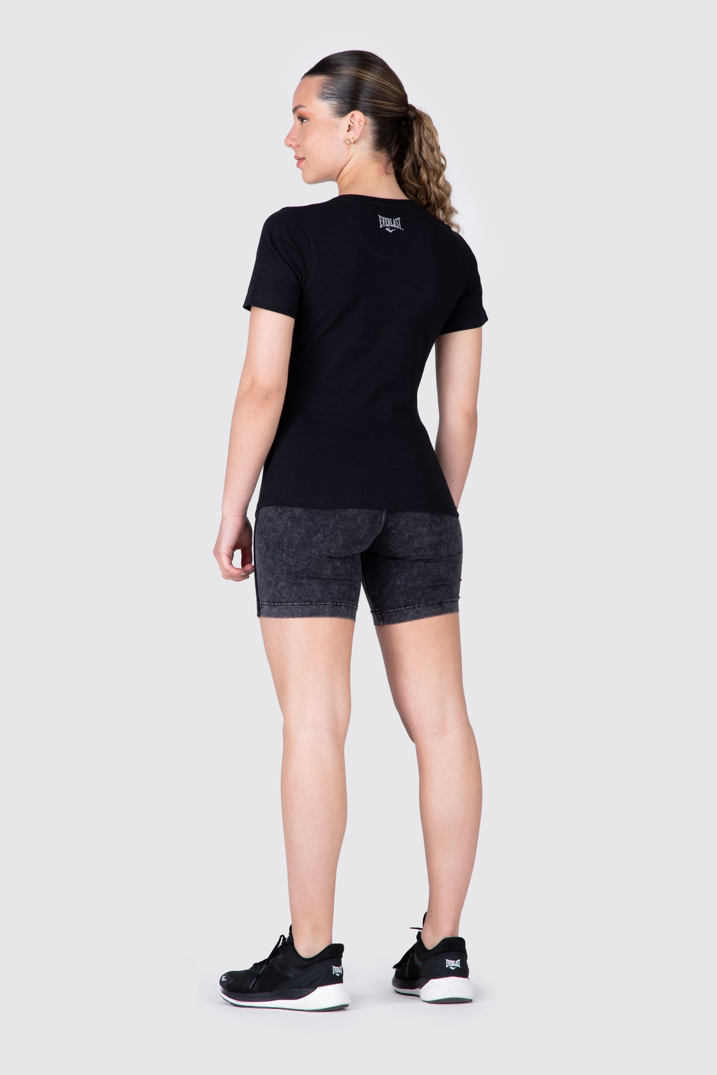 POLERA MC NEGRA QUARTER EVERLAST