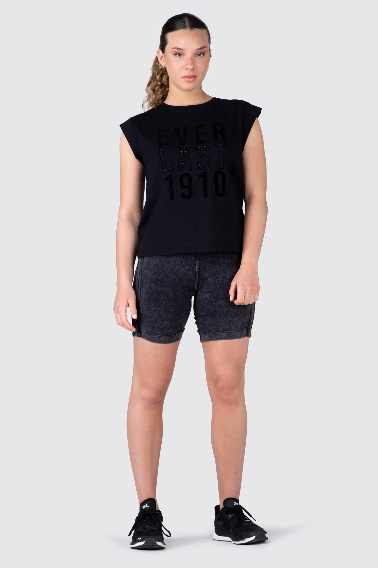 POLERA SM GLOVES NEGRA EVERLAST