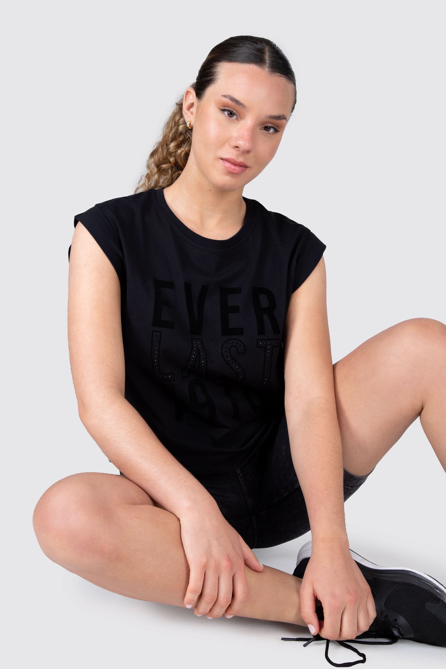 POLERA SM GLOVES NEGRA EVERLAST