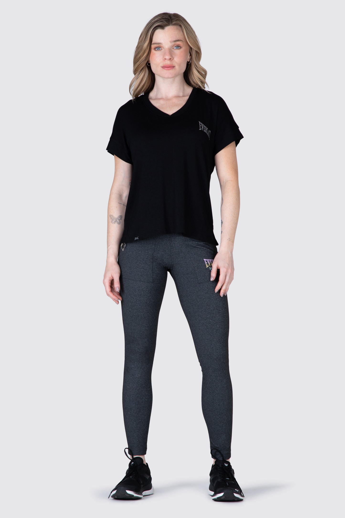POLERA MC MALIBU NEGRA EVERLAST