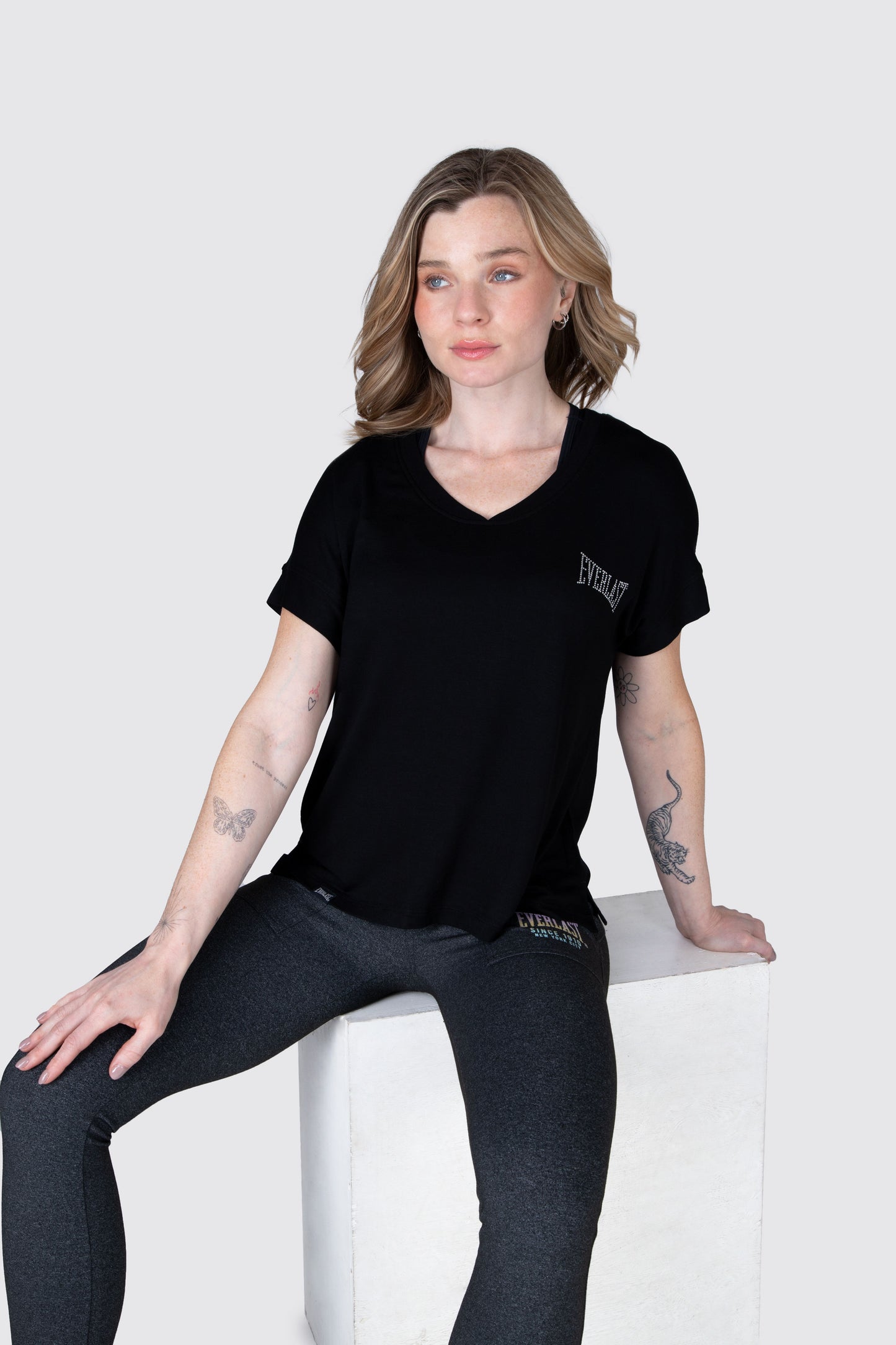 POLERA MC MALIBU NEGRA EVERLAST