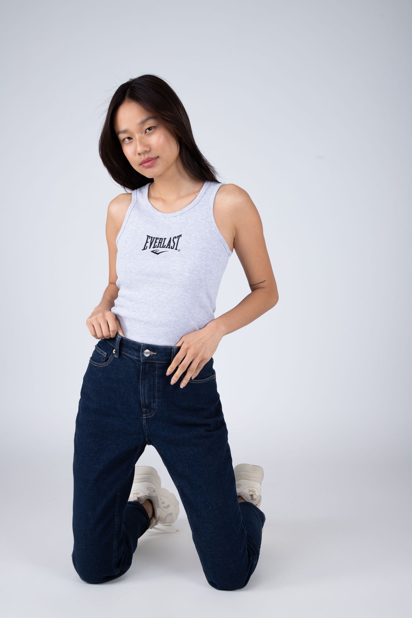POLERA TANK MOVEMENT MELANGE EVERLAST