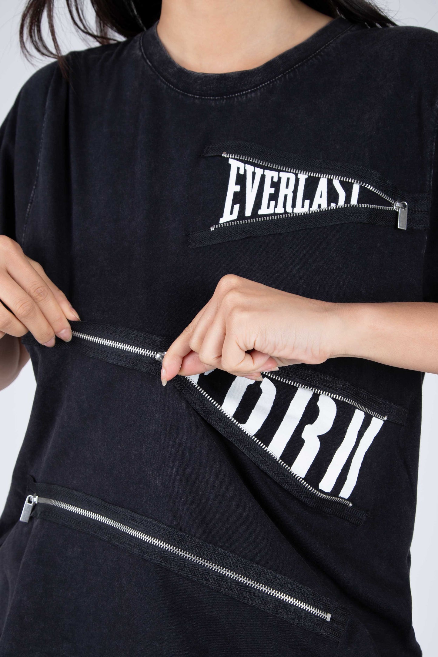 POLERA MC TRIPOLI DARK GREY EVERLAST