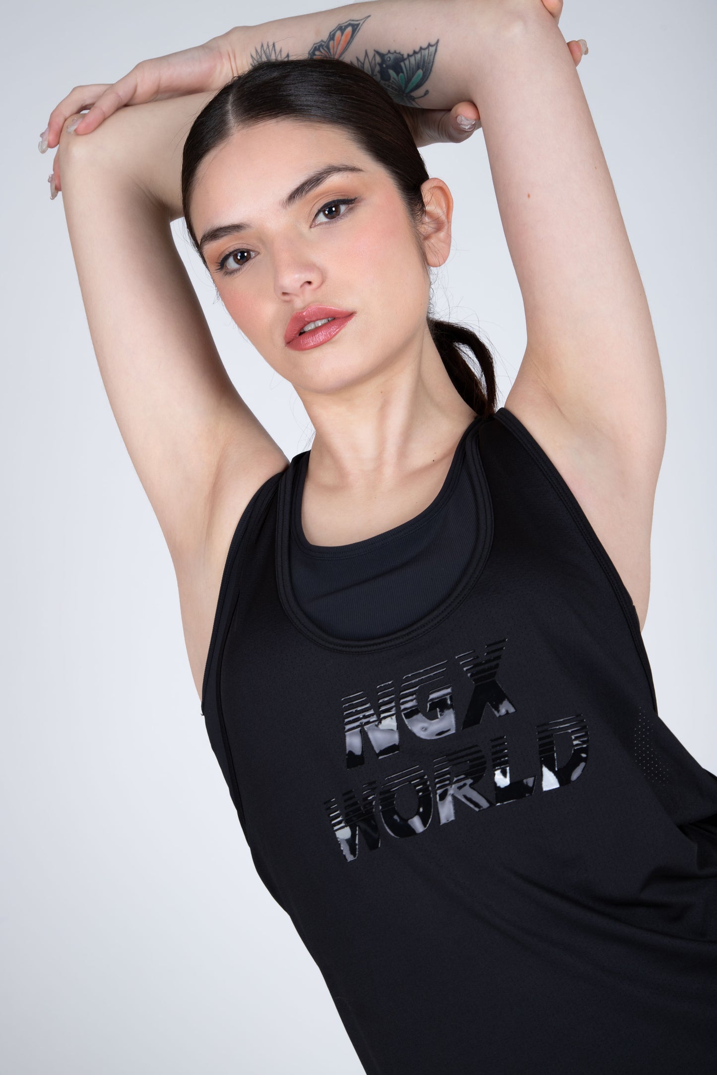 POLERA TANK LUXURY NEGRA EVERLAST
