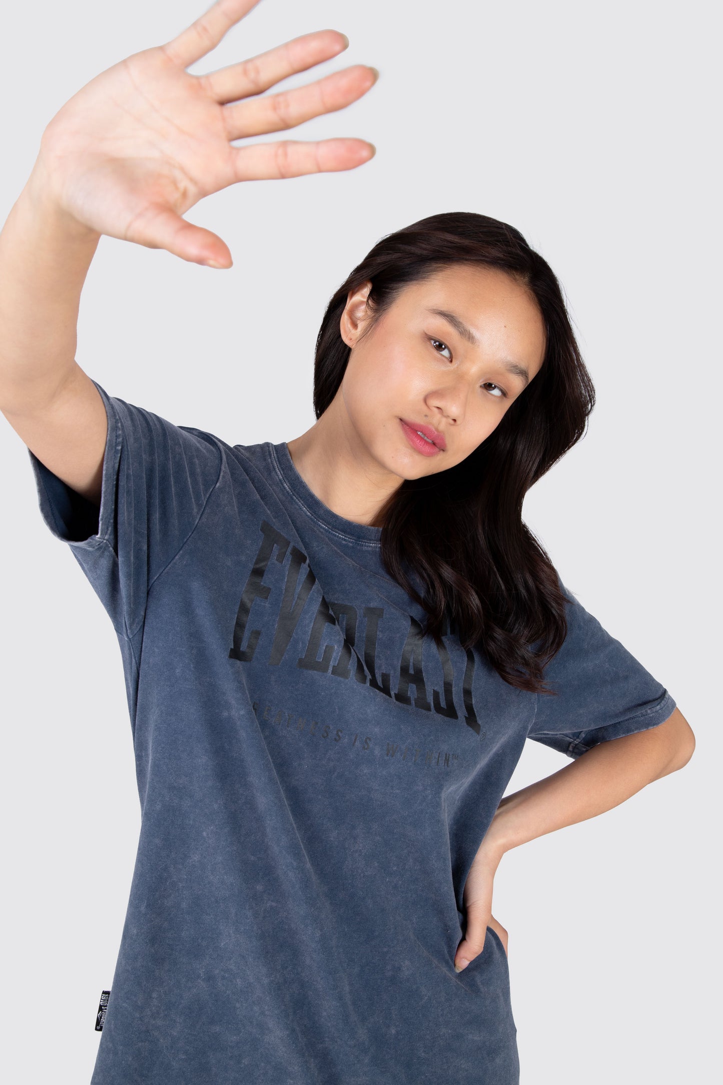 POLERA MC BURNING DENIM EVERLAST