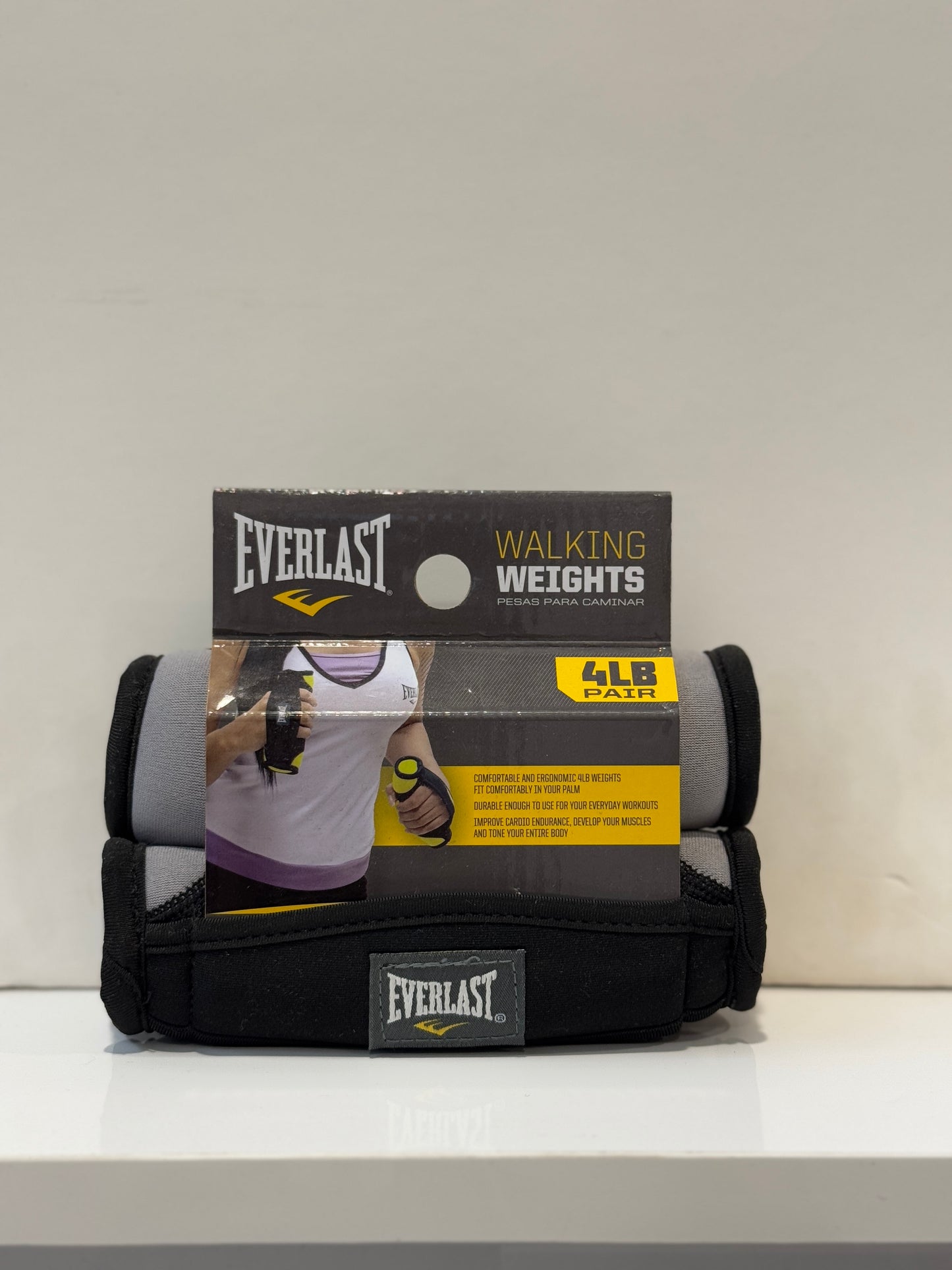 PESAS DE MANO PARA CAMINAR GRIS 4LB