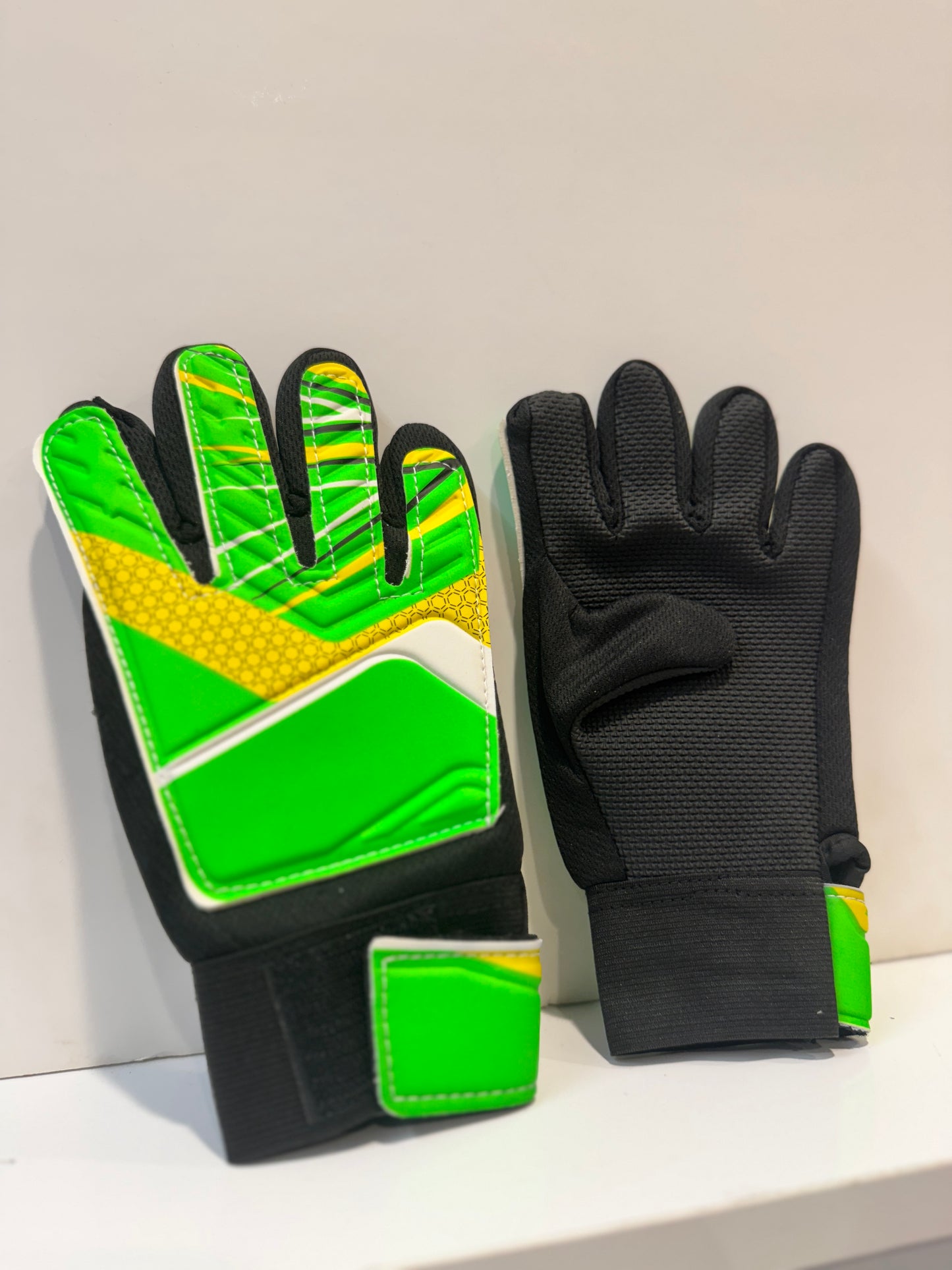 GUANTES PARA ARQUERO VERDES FLÚOR NIÑOS
