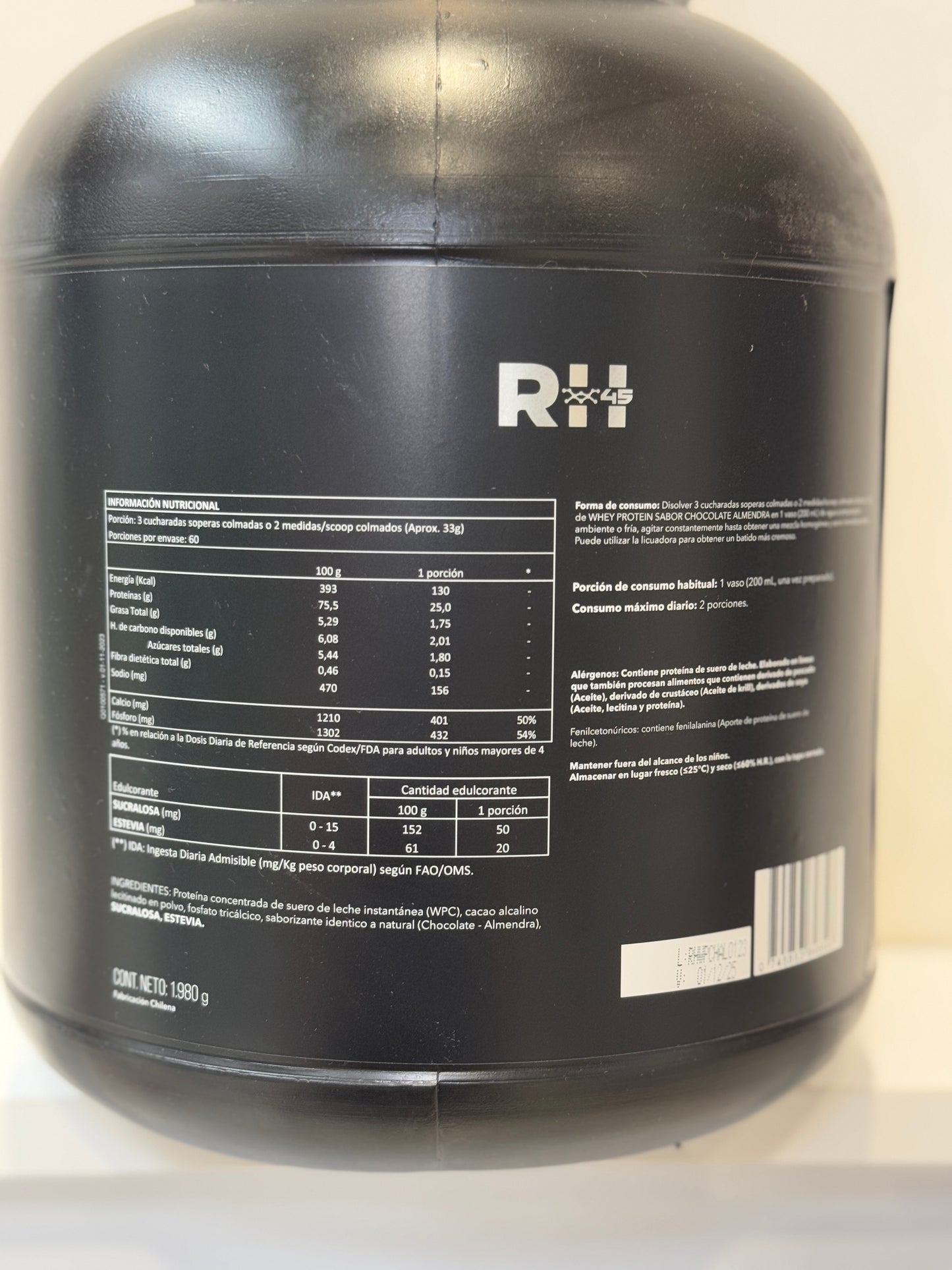 WHEY PROTEIN CHOCOLATE ALMENDRA