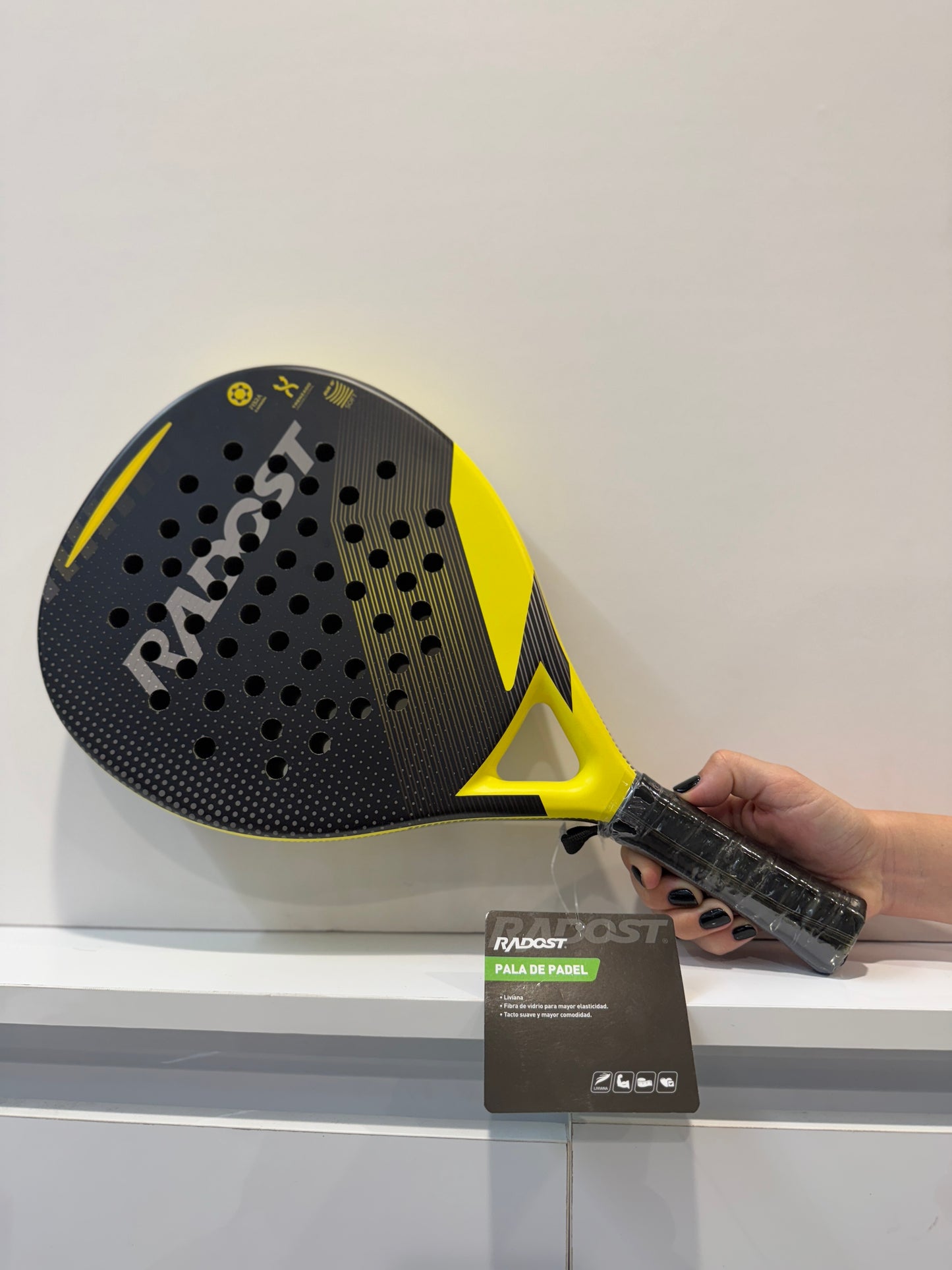 PALA DE PADEL AMARILLA