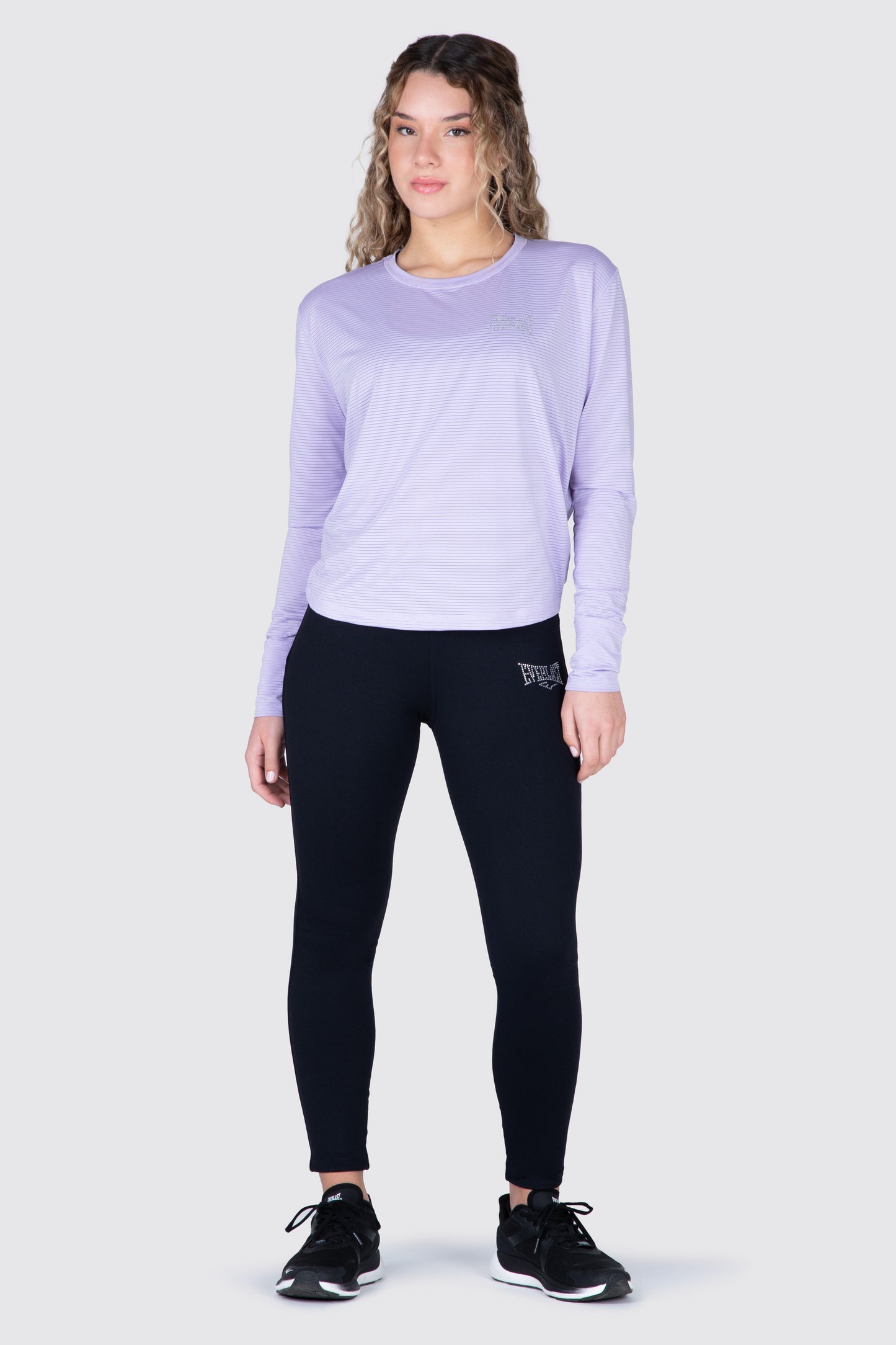 POLERA BASICA LILA EVERLAST