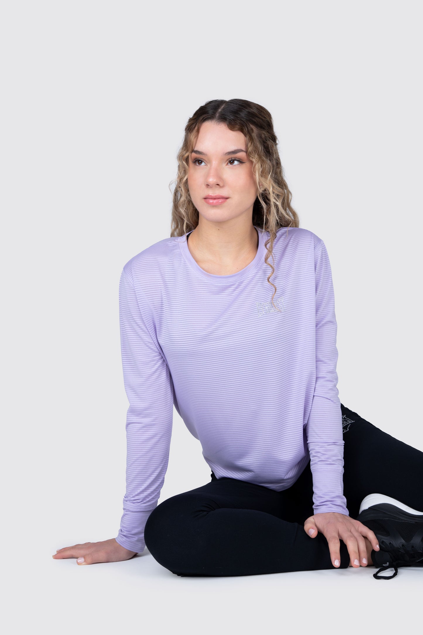 POLERA BASICA LILA EVERLAST
