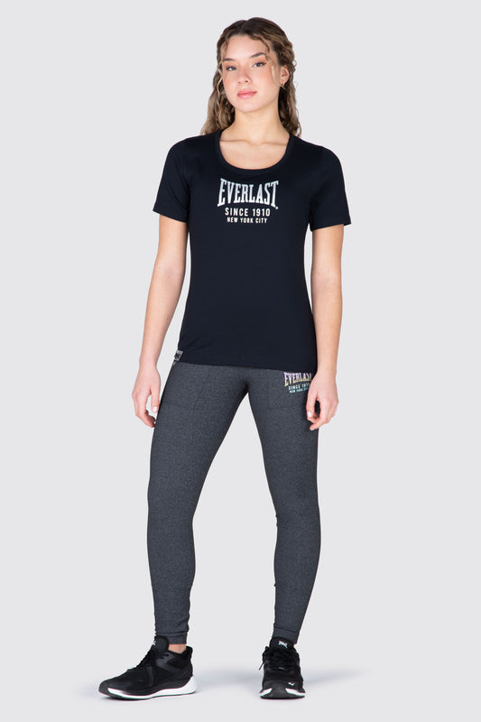 POLERA BASIC NEGRA TWO EVERLAST