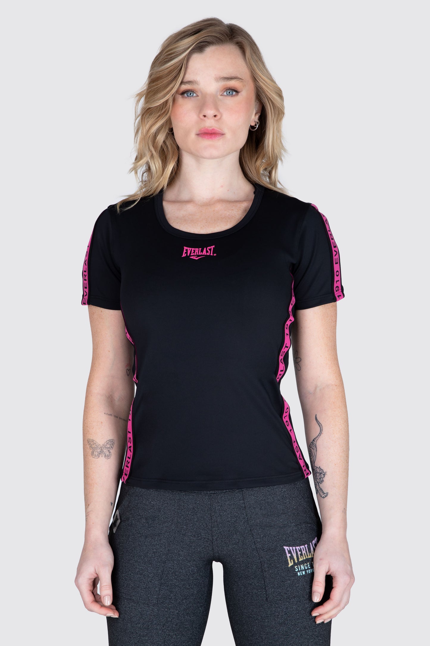 POLERA MC NEGRA PROGRESS EVERLAST