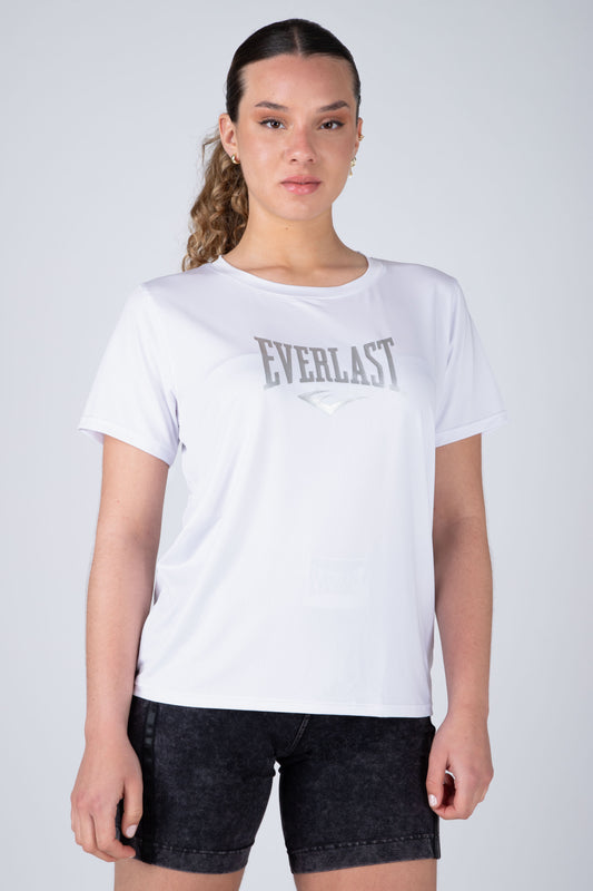 POLERA MC UNIQUE BLANCA EVERLAST