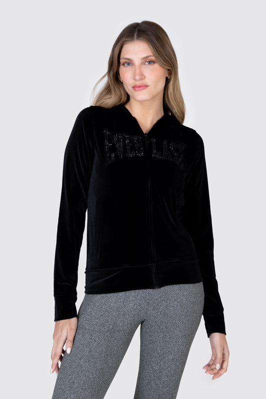 CHAQUETA TERCIOPELO MALIBU NEGRA EVERLAST