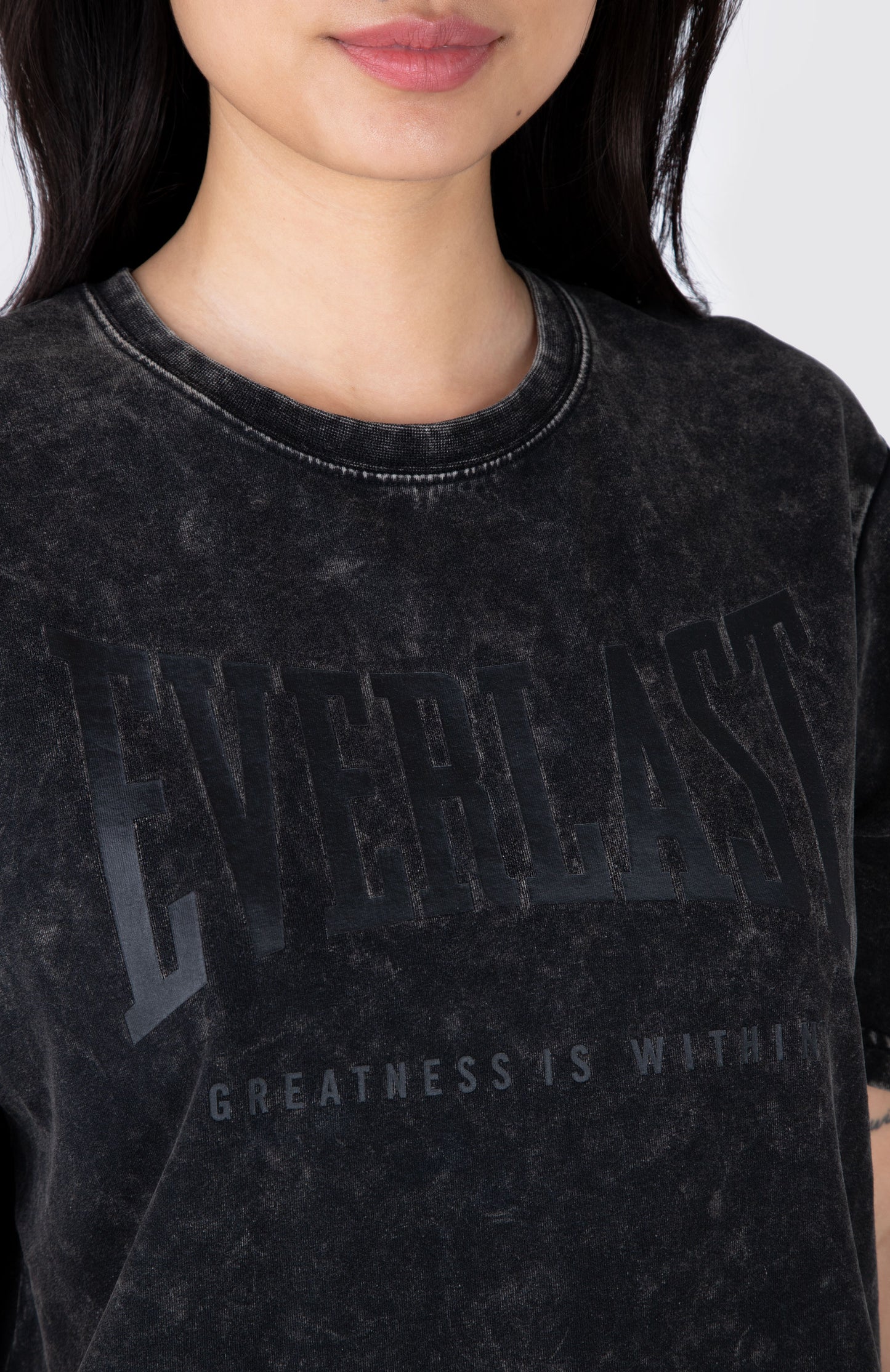 POLERA MC BURNING NEGRA EVERLAST