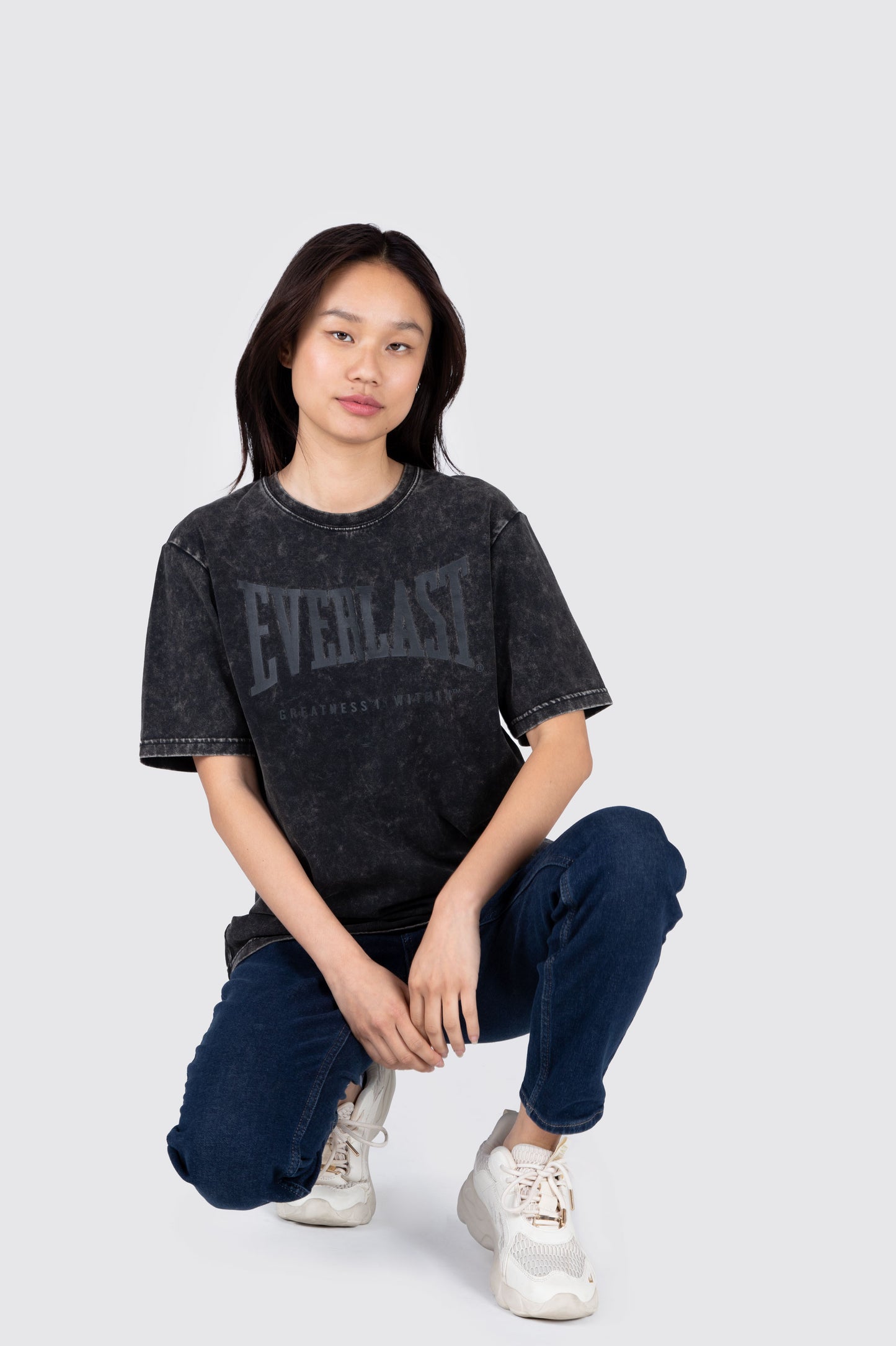 POLERA MC BURNING NEGRA EVERLAST