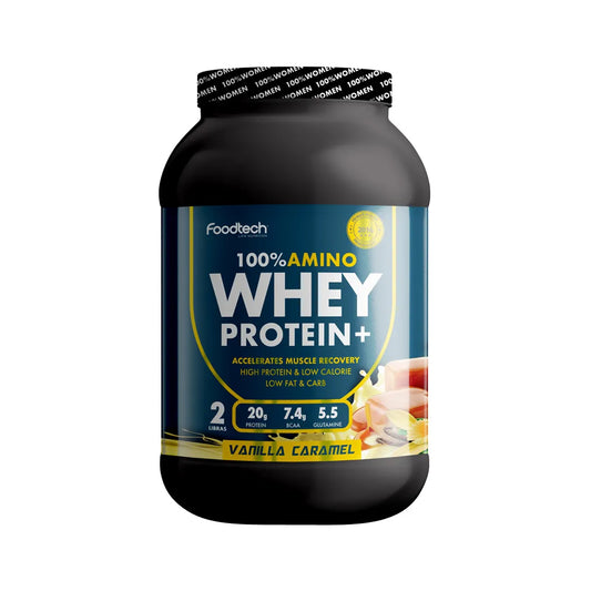 WHEY PROTEIN 100% AMINO VAINILLA CARAMEL 2LB