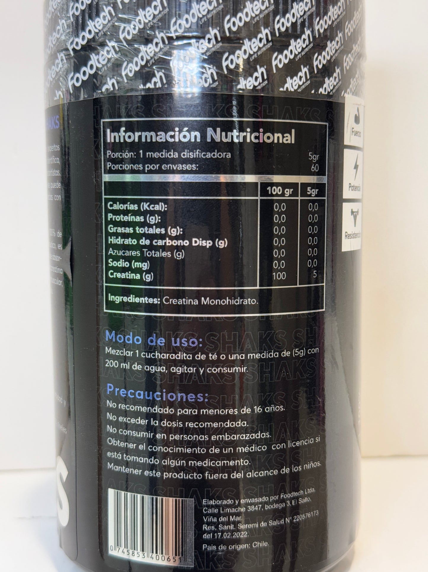SHAKS CREATINA 300 GR