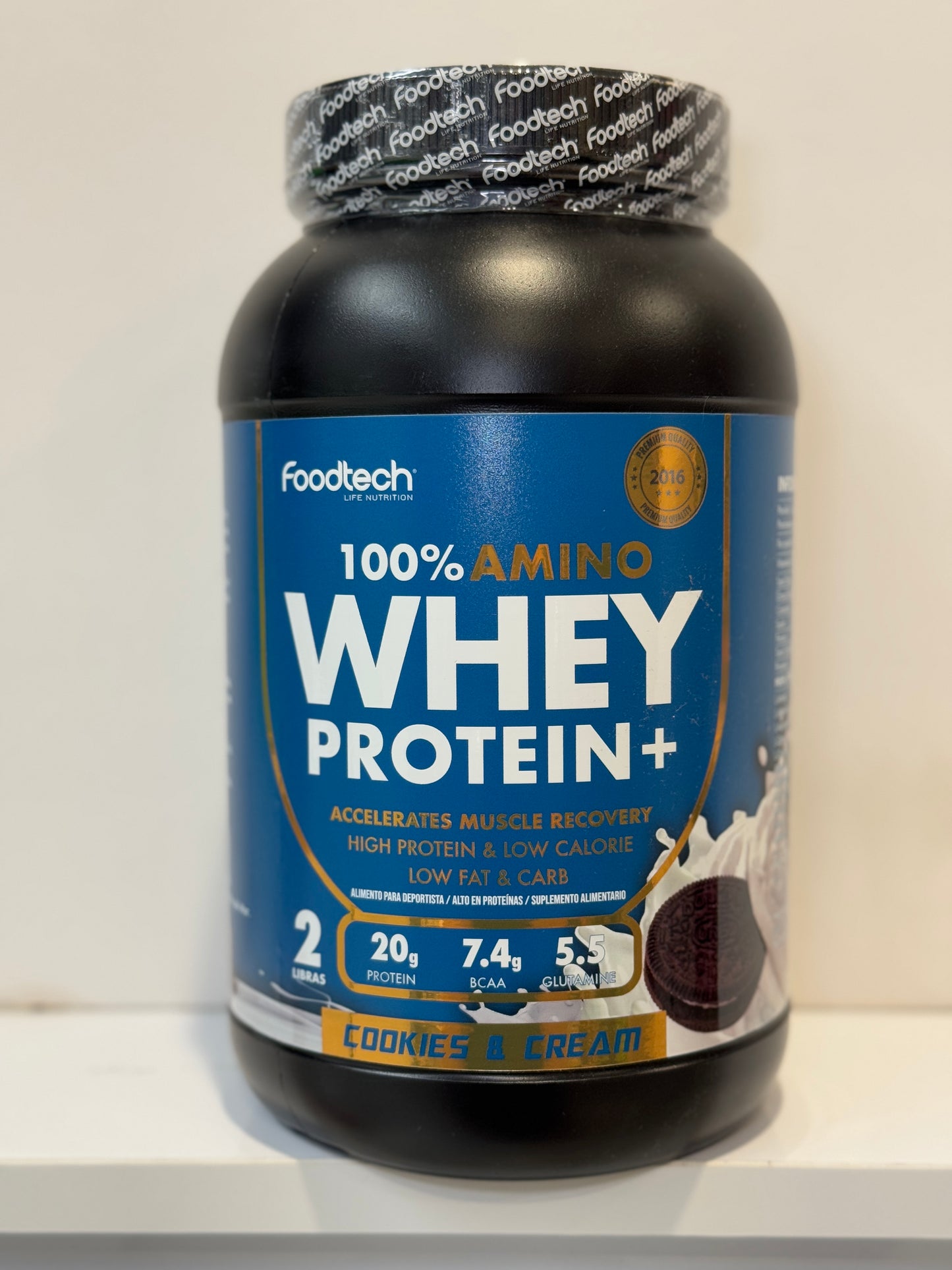 WHEY PROTEIN 100% AMINO COOKIES AND CREAM