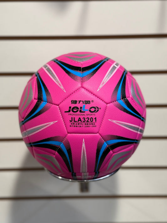 PELOTA DE FUTBOL ROSADA JELLO