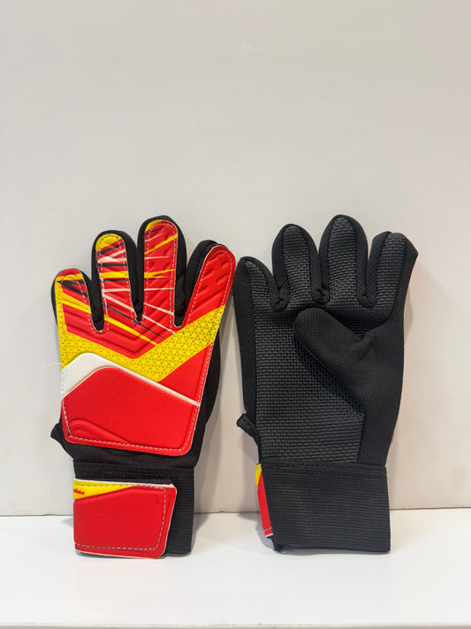 GUANTES PARA ARQUERO ROJOS NIÑOS