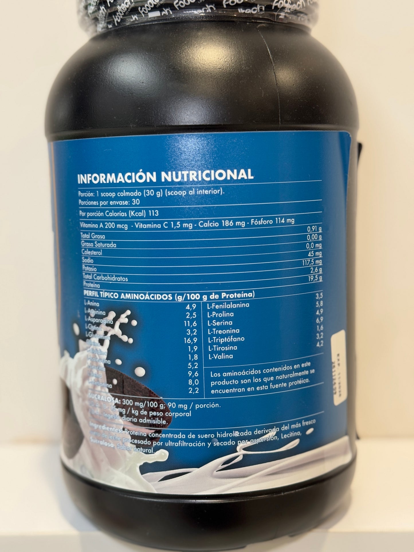 WHEY PROTEIN 100% AMINO COOKIES AND CREAM