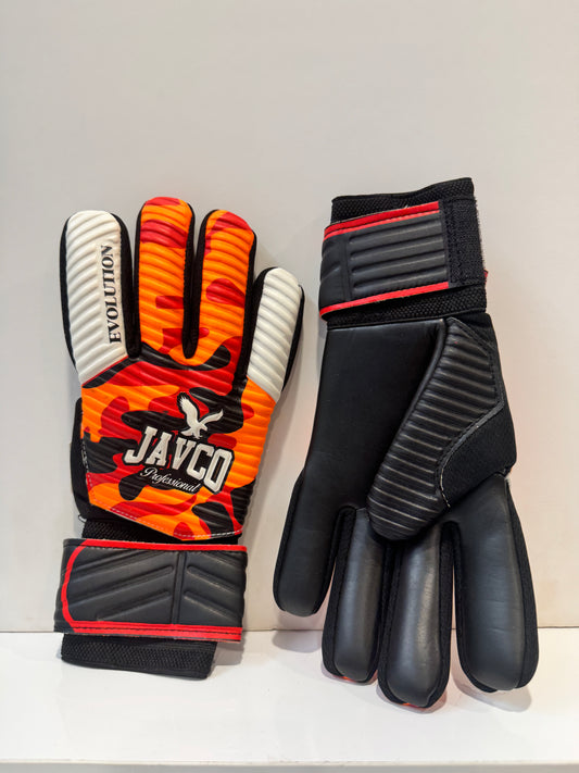 GUANTES PARA ARQUERO NARANJO CON BLANCO