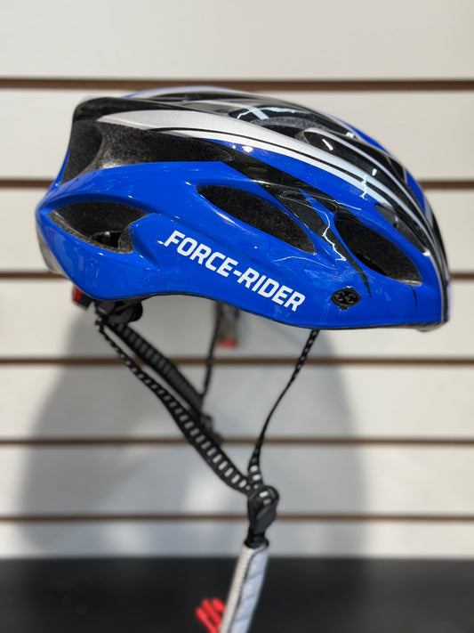 CASCO PARA BICICLETA AZUL CON NEGRO
