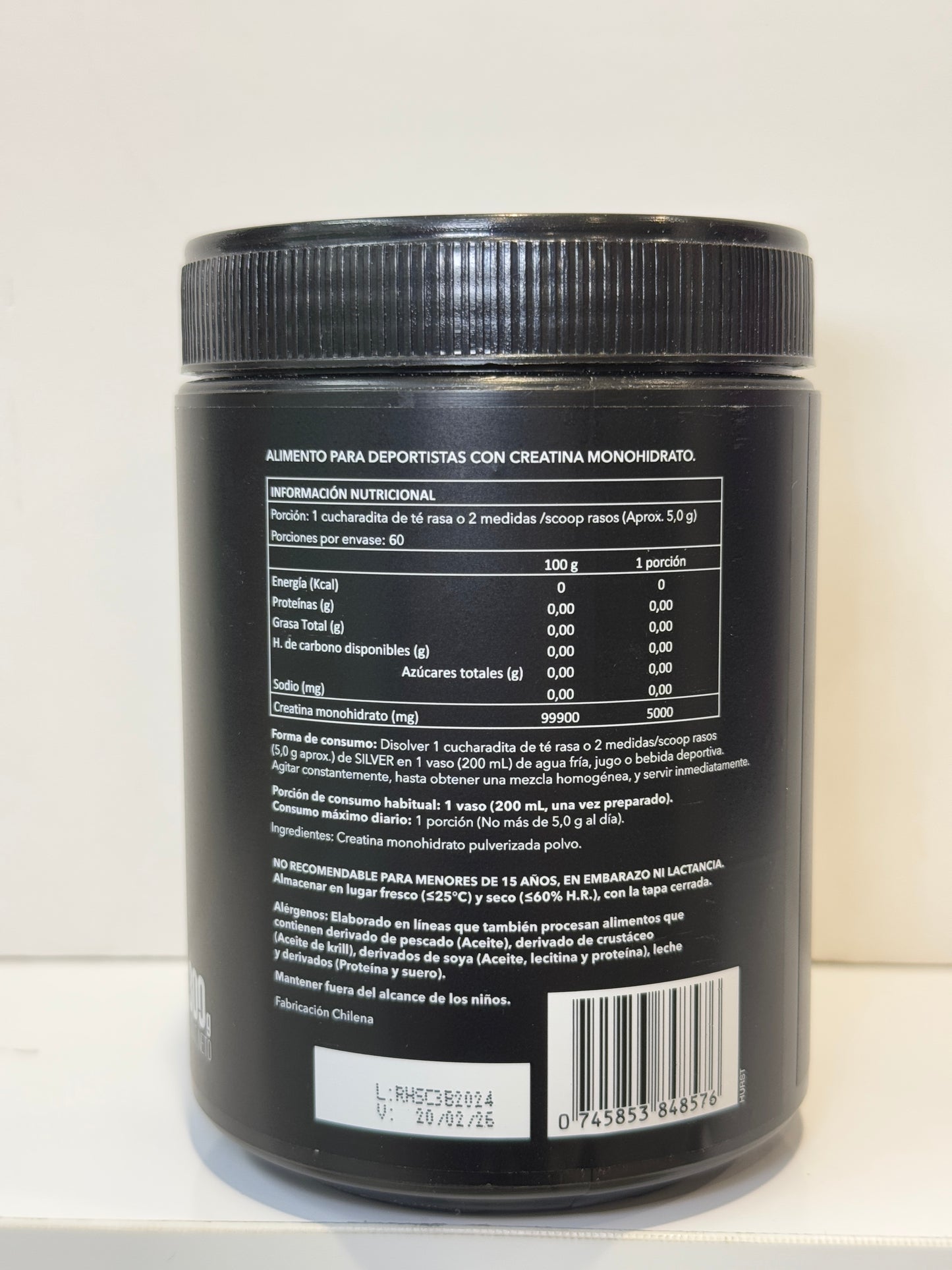 SILVER CREATINA 300 GR