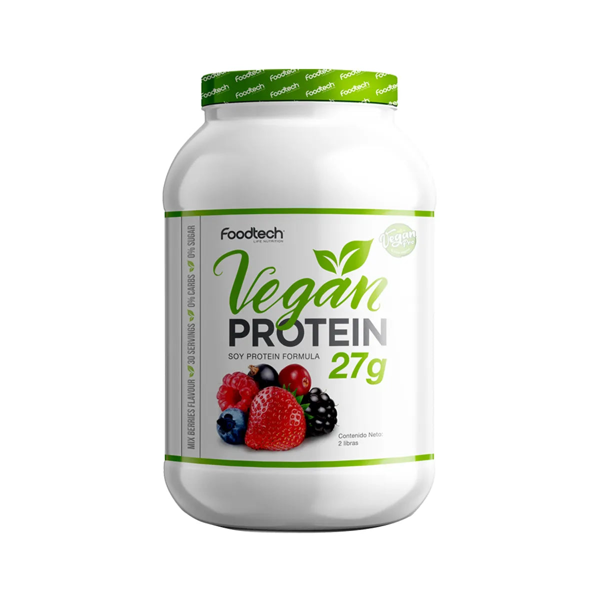 VEGAN PROTEIN MIXED BERRIES 2 LB