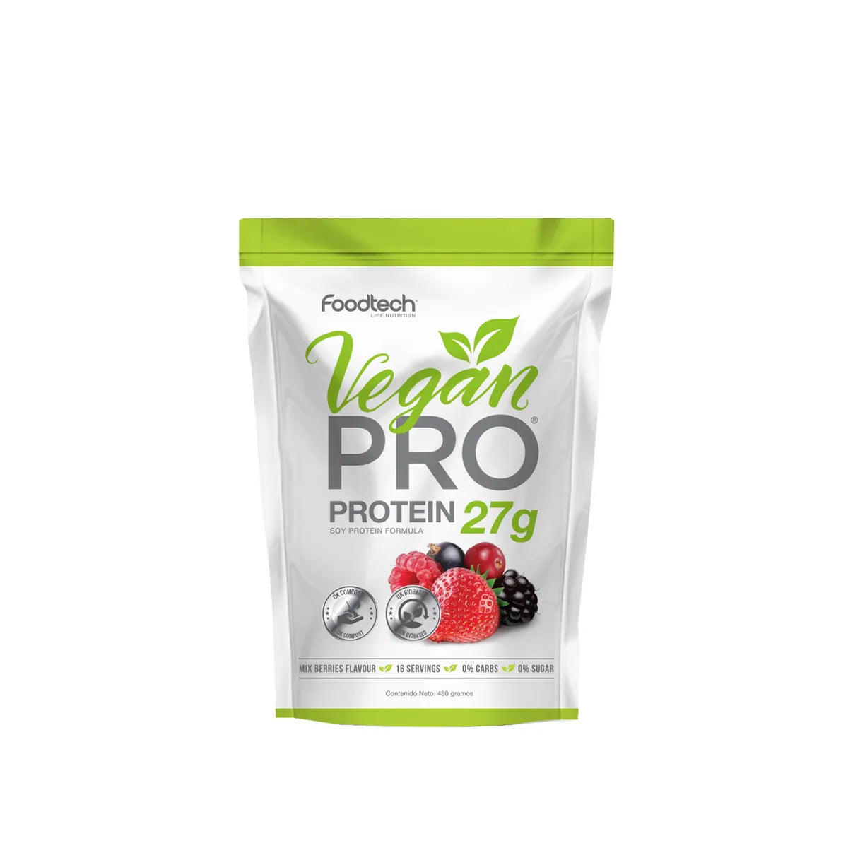 VEGAN PROTEIN BERRIES 480 GRS