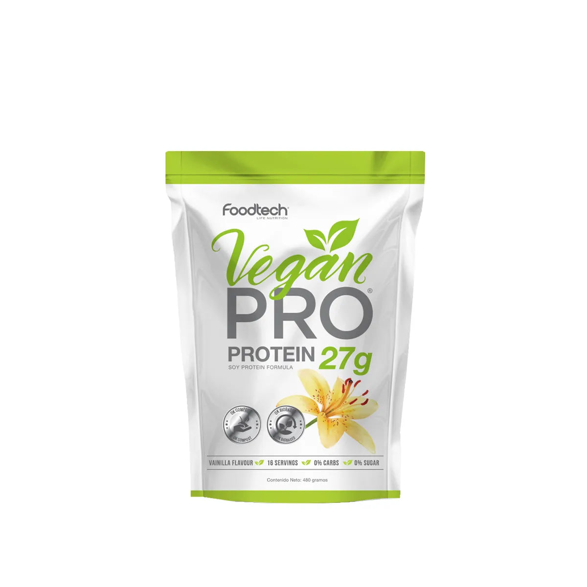 VEGAN PROTEIN VAINILLA 480 GR
